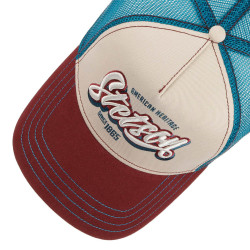 Šiltovka Stetson Trucker Cap One For All Wine/Offwhite