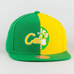 Mitchell & Ness SPLIT CROWN SNAPBACK HWC BOSTON CELTICS Green