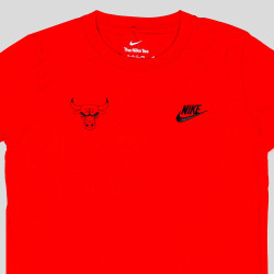Nike Nba Nk Essential Ss Club Tee - 8-20 Chicago Bulls Red