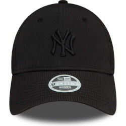 Dámska šiltovka New Era 940W MLB New York Yankees Womens Ruching Black 9Forty Adjustable Cap čierna