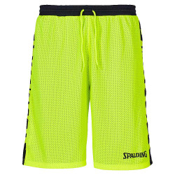 Spalding Essential Reversible Shorts Black/Neon Yellow