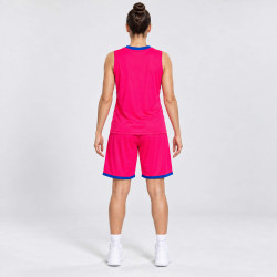 Dámska basketbalová súprava PEAK Basketball Uniform ružovo-modrá
