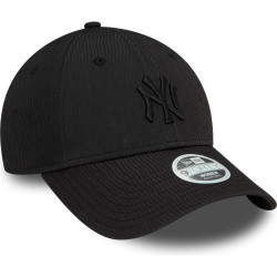 Dámska šiltovka New Era 940W MLB New York Yankees Womens Ruching Black 9Forty Adjustable Cap čierna