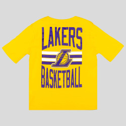 Outer Stuff Nba Slogn Back Ss Ctn Tee Los Angeles Lakers Yellow