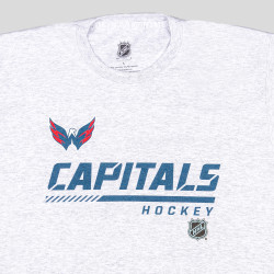 Fanatics Nhl Apro Prime Ss Ctn Tee Washington Capitals Grey