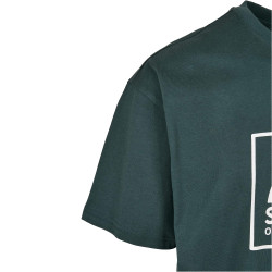 Southpole Square Logo Tee bottlegreen