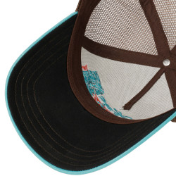 Stetson Trucker Cap Tiki Lounge turquoise/sand