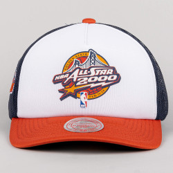 Mitchell & Ness NBA Party Time Trucker Snapback Hwc Golden State Warriors White