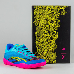 Basketbalové tenisky Puma wmns Stewie 3 Midnight In Tokyo Shoe Bright Aqua/Fluro Pink Pes/Black