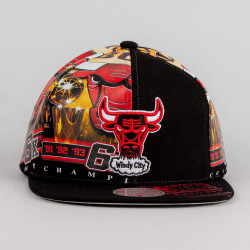 Mitchell & Ness NBA SHIRT REMIX SNAPBACK HWC CHICAGO BULLS BLACK