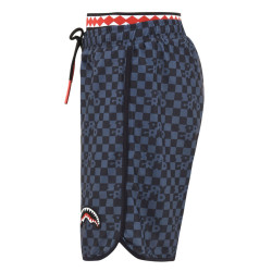 Sprayground Checkered Midi Black