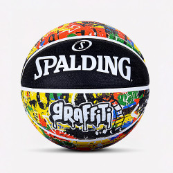 Spalding Rainbow Graffiti Rubber Basketball (sz. 7)