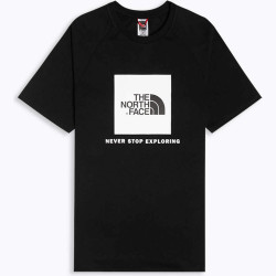 The North Face Men’S S/S Raglan Redbox Tee - Tnf Black-Tnf White