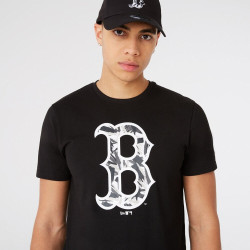 NEW ERA tričko MLB Camo infill tee BOSTON RED SOX Black