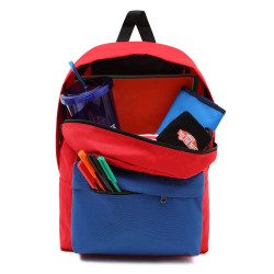 VANS BOYS NEW SKOOL BACKPACK TRUE BLUE/TRUE RED