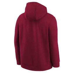 Nike Nk Fleece Pullover Courtside Ce - 8-20Y - Chicago Bulls Burgundy