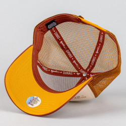 DJINN'S Trucker Cap HFT Bathing Girl Crème/Brown