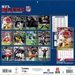 TURNER SPORTS NFL 2024 (30x60 cm) WALL CALENDAR NFL ELITE