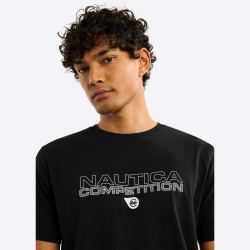 Tričko Nautica Competition Effin T-Shirt čierne