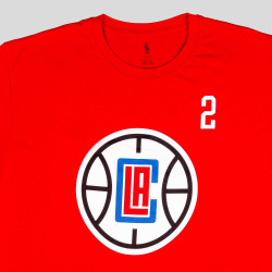 Outer Stuff Nba Standing Tall Ss Tee La Clippers Leonard Kawhi Red