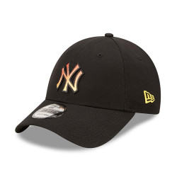 New Era MLB New York Yankees Gradient Infill Black 9Forty Adjustable Cap Black