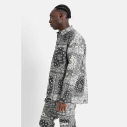 Sixth June Bandana Patchwork Jacket Black/White