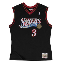 Mitchell & Ness Nba Swingman Jersey Road Philadelphia 76Ers Iverson Allen Black