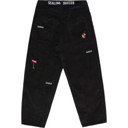 Nohavice Jacker Deal Corduroy Baggy čierne