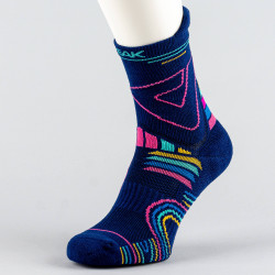 Peak Flash 5 Basketball Sock Navy