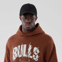 Mikina NEW ERA Chicago Bulls NBA Core Plus Brown Pullover Hoodie hnedá