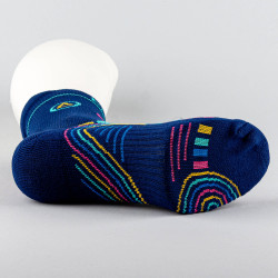 Peak Flash 5 Basketball Sock Navy