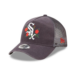 New Era MLB Chicago White Sox Flower Blue 9FORTY A-Frame Trucker Cap Blue