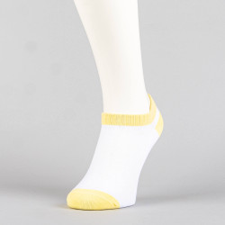 Dámske členkové ponožky PEAK Fashion Anklet bielo-žlté