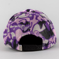 Von Dutch Originals Trucker Tampa Oval Patch Camo Foam Purple Camo