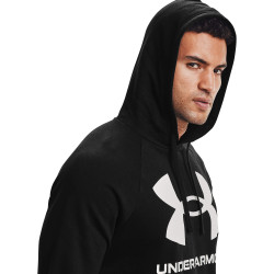 Under Armour Rival Fleece Big Logo Hoodie Black