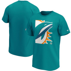 Fanatics NFL Reveal Graphic T-Shirt Miami Dolphins Aqua