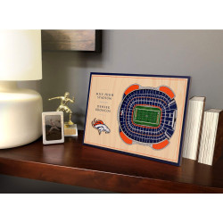Youthefan NFL 3D Desktop Stadiumview Denver Broncos (30cm x 20cm)