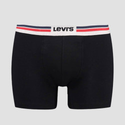 Levis Men Placed Sprtswr Logo Boxer Brief Org 2P Black