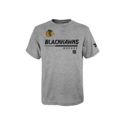 Fanatics Nhl Apro Prime Ss Ctn Tee Chicago Blackhawks Grey