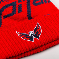 Outer Stuff NHL Big-Face Cuffed Pom Capitals Red
