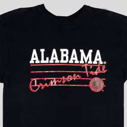 Mitchell & Ness Ncaa Monochrome Print Tee Alabama Black