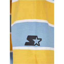 Starter Block Stripes Tee horizonblue/californiayellow/white