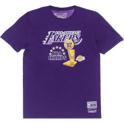 Mitchell & Ness NBA Champs Lakers Tee LOS ANGELES LAKERS PURPLE