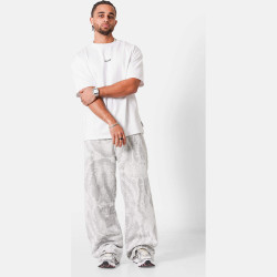Baggy nohavice Sixth June CAMO Baggy Pants sivé