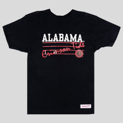 Mitchell & Ness Ncaa Monochrome Print Tee Alabama Black