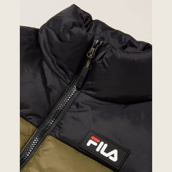 Fila SOLLER puff jacket Burnt Olive-Black