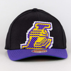 Mitchell & Ness 8-Bit XL Classic Red Los Angeles Lakers Black
