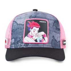 Capslab Hunter X Hunter Hisoka Trucker Cap Grey/Pink