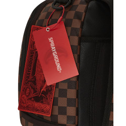 Sprayground Lenticular Effects Sharks In Paris Backpack Brown