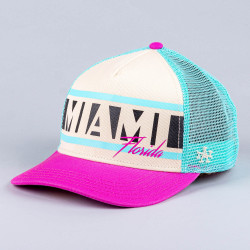 American Needle Sinclair - Miami - Seafoam-Ivory-Hot Pink